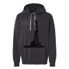 Unisex Garment-Dyed Lightweight Fleece Hooded Sweatshirt Thumbnail
