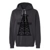 Unisex Garment-Dyed Lightweight Fleece Hooded Sweatshirt Thumbnail