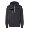 Unisex Garment-Dyed Lightweight Fleece Hooded Sweatshirt Thumbnail