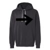 Unisex Garment-Dyed Lightweight Fleece Hooded Sweatshirt Thumbnail