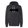 Unisex Garment-Dyed Lightweight Fleece Hooded Sweatshirt Thumbnail