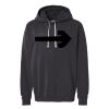 Unisex Garment-Dyed Lightweight Fleece Hooded Sweatshirt Thumbnail