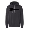 Unisex Garment-Dyed Lightweight Fleece Hooded Sweatshirt Thumbnail