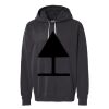 Unisex Garment-Dyed Lightweight Fleece Hooded Sweatshirt Thumbnail
