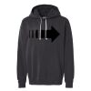 Unisex Garment-Dyed Lightweight Fleece Hooded Sweatshirt Thumbnail