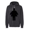 Unisex Garment-Dyed Lightweight Fleece Hooded Sweatshirt Thumbnail
