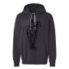 Unisex Garment-Dyed Lightweight Fleece Hooded Sweatshirt Thumbnail