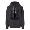 Unisex Garment-Dyed Lightweight Fleece Hooded Sweatshirt Thumbnail