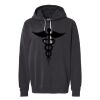 Unisex Garment-Dyed Lightweight Fleece Hooded Sweatshirt Thumbnail