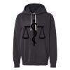 Unisex Garment-Dyed Lightweight Fleece Hooded Sweatshirt Thumbnail