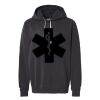 Unisex Garment-Dyed Lightweight Fleece Hooded Sweatshirt Thumbnail