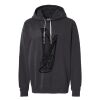 Unisex Garment-Dyed Lightweight Fleece Hooded Sweatshirt Thumbnail
