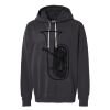Unisex Garment-Dyed Lightweight Fleece Hooded Sweatshirt Thumbnail