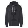 Unisex Garment-Dyed Lightweight Fleece Hooded Sweatshirt Thumbnail