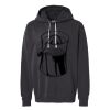 Unisex Garment-Dyed Lightweight Fleece Hooded Sweatshirt Thumbnail