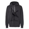 Unisex Garment-Dyed Lightweight Fleece Hooded Sweatshirt Thumbnail