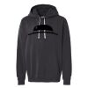 Unisex Garment-Dyed Lightweight Fleece Hooded Sweatshirt Thumbnail