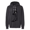 Unisex Garment-Dyed Lightweight Fleece Hooded Sweatshirt Thumbnail
