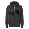 Unisex Garment-Dyed Lightweight Fleece Hooded Sweatshirt Thumbnail