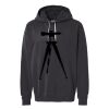 Unisex Garment-Dyed Lightweight Fleece Hooded Sweatshirt Thumbnail