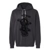 Unisex Garment-Dyed Lightweight Fleece Hooded Sweatshirt Thumbnail