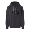 Unisex Garment-Dyed Lightweight Fleece Hooded Sweatshirt Thumbnail