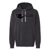 Unisex Garment-Dyed Lightweight Fleece Hooded Sweatshirt Thumbnail