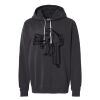 Unisex Garment-Dyed Lightweight Fleece Hooded Sweatshirt Thumbnail