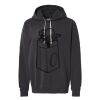 Unisex Garment-Dyed Lightweight Fleece Hooded Sweatshirt Thumbnail