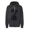 Unisex Garment-Dyed Lightweight Fleece Hooded Sweatshirt Thumbnail