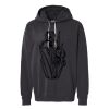 Unisex Garment-Dyed Lightweight Fleece Hooded Sweatshirt Thumbnail