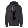 Unisex Garment-Dyed Lightweight Fleece Hooded Sweatshirt Thumbnail