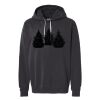 Unisex Garment-Dyed Lightweight Fleece Hooded Sweatshirt Thumbnail