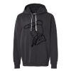 Unisex Garment-Dyed Lightweight Fleece Hooded Sweatshirt Thumbnail