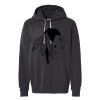 Unisex Garment-Dyed Lightweight Fleece Hooded Sweatshirt Thumbnail