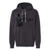 Unisex Garment-Dyed Lightweight Fleece Hooded Sweatshirt Thumbnail