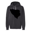 Unisex Garment-Dyed Lightweight Fleece Hooded Sweatshirt Thumbnail