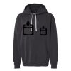 Unisex Garment-Dyed Lightweight Fleece Hooded Sweatshirt Thumbnail