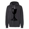 Unisex Garment-Dyed Lightweight Fleece Hooded Sweatshirt Thumbnail