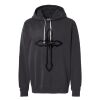 Unisex Garment-Dyed Lightweight Fleece Hooded Sweatshirt Thumbnail