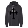 Unisex Garment-Dyed Lightweight Fleece Hooded Sweatshirt Thumbnail