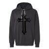 Unisex Garment-Dyed Lightweight Fleece Hooded Sweatshirt Thumbnail