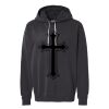 Unisex Garment-Dyed Lightweight Fleece Hooded Sweatshirt Thumbnail