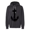 Unisex Garment-Dyed Lightweight Fleece Hooded Sweatshirt Thumbnail