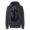 Unisex Garment-Dyed Lightweight Fleece Hooded Sweatshirt Thumbnail