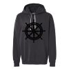 Unisex Garment-Dyed Lightweight Fleece Hooded Sweatshirt Thumbnail