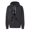 Unisex Garment-Dyed Lightweight Fleece Hooded Sweatshirt Thumbnail