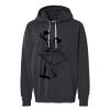 Unisex Garment-Dyed Lightweight Fleece Hooded Sweatshirt Thumbnail