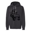 Unisex Garment-Dyed Lightweight Fleece Hooded Sweatshirt Thumbnail