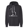 Unisex Garment-Dyed Lightweight Fleece Hooded Sweatshirt Thumbnail